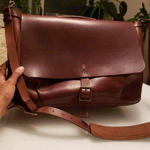 Satchel & Page Leather Messenger Bag